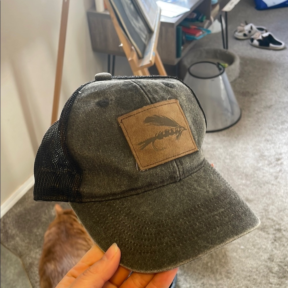 Black and Brown Trucker Hat
